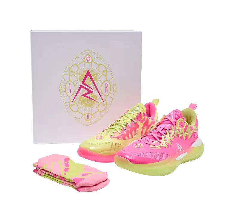 yello ルーズブーツ aclent アクレント ピンク Rigorer Austin Reaves AR2 