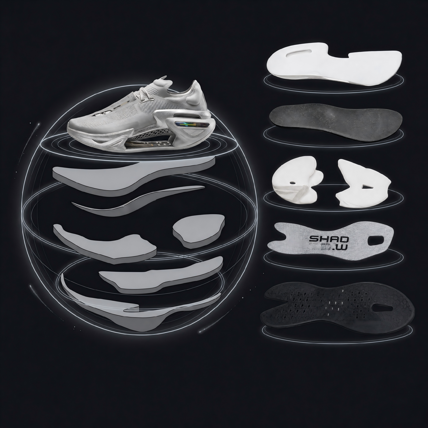 Li-Ning Shadow 3.0 ARRU005-3: A Futuristic Running Shoe Built for Cushioning, Propulsion, and Stability