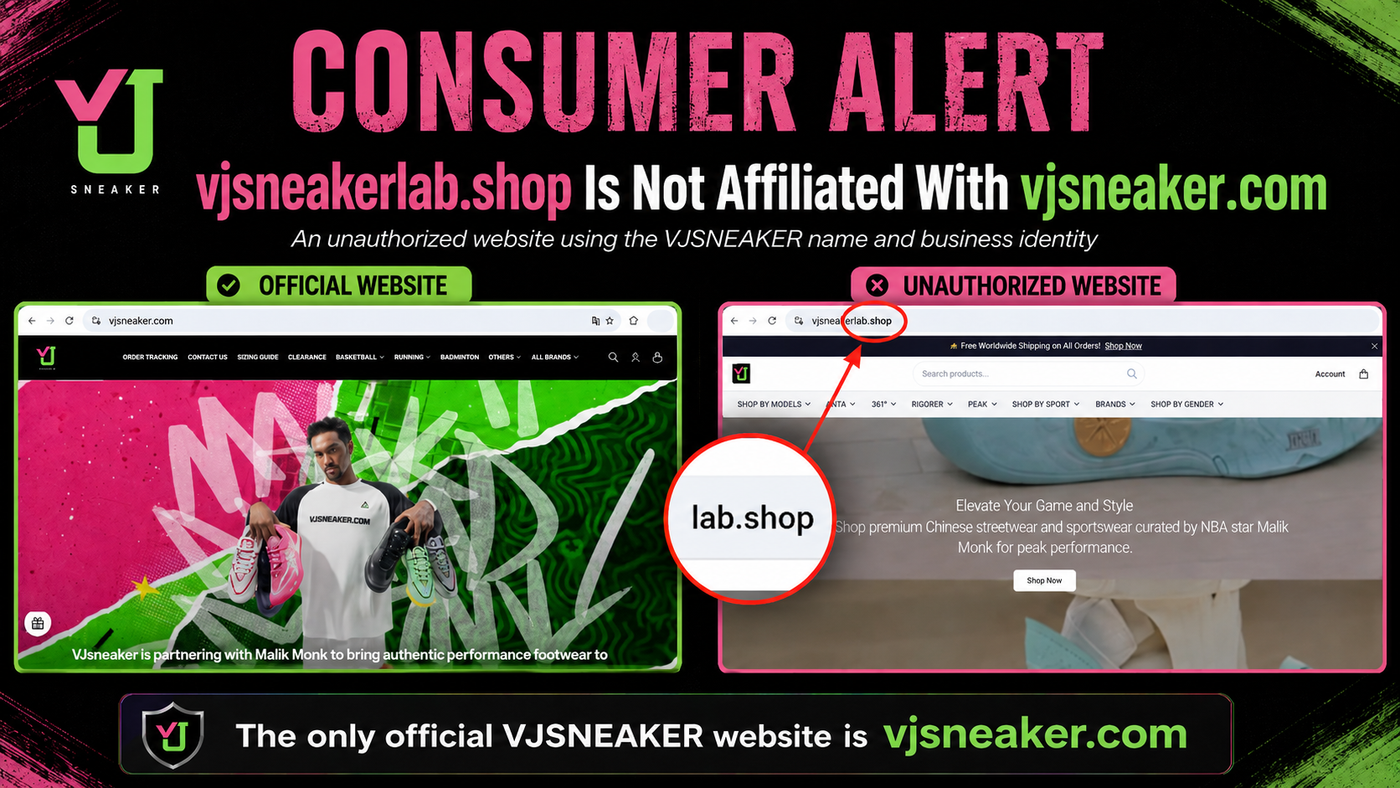 Consumer Alert: Verify the Official VJSNEAKER Website