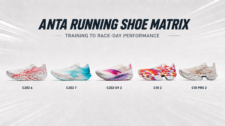 ANTA C series Running Shoe Matrix: C202 6, C202 7, C202 G9 2, C10 2 and C10 PRO 2 Compared