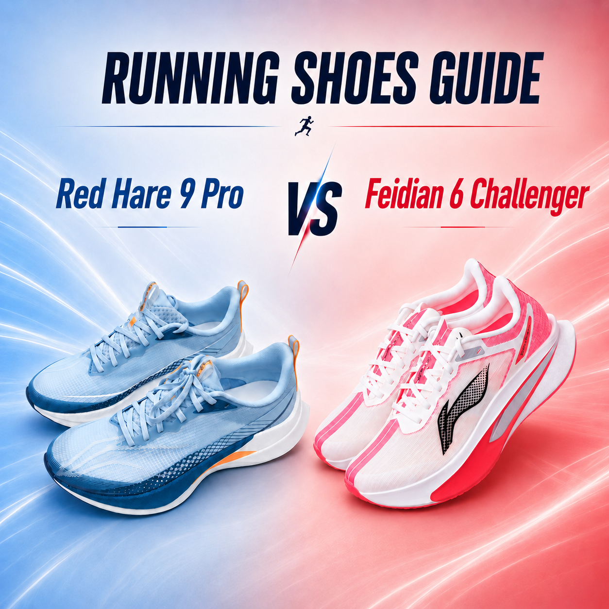 Li-Ning Feidian 6 Challenger vs Red Hare 9 Pro Running Shoes: Carbon Plate Trainer or Daily Trainer?