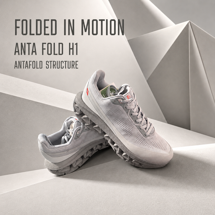ANTA FOLD H1 Running Shoes: Exploring Structural Cushioning Through ANTAFOLD Technology