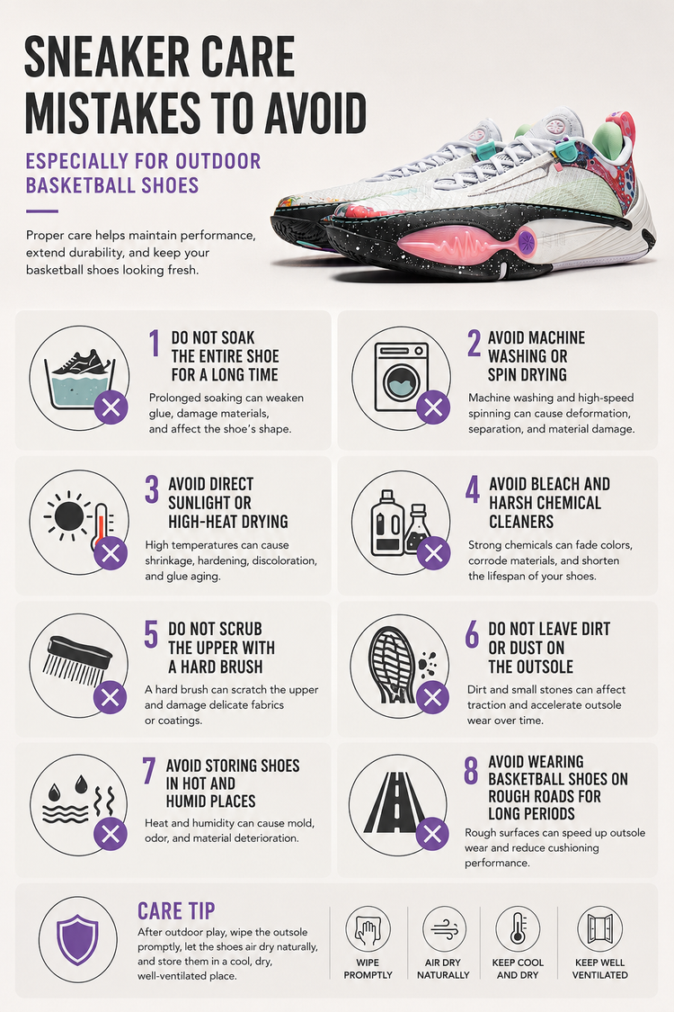 How to Clean and Maintain Outdoor Basketball Shoes: Way of Wade All City 14 Care Guide