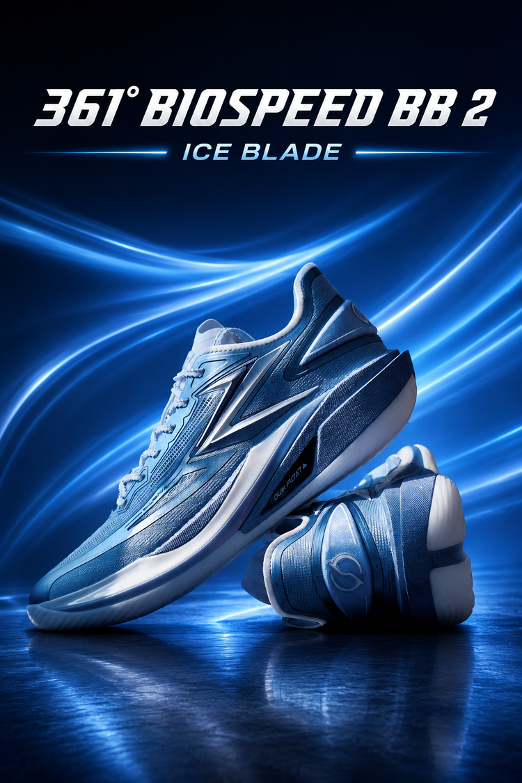 361° Biospeed BB 2 “Ice Blade” Basketball Shoes: Structure and Design Overview