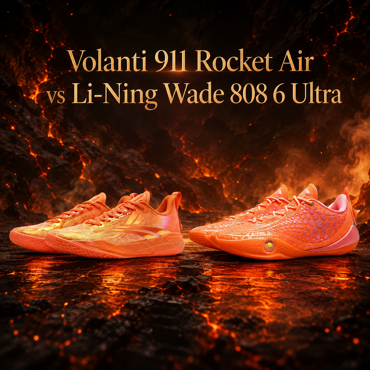 Volanti 911 Rocket Air vs Li-Ning Wade 808 6 Ultra Basketball Shoes: Cushioning vs Response