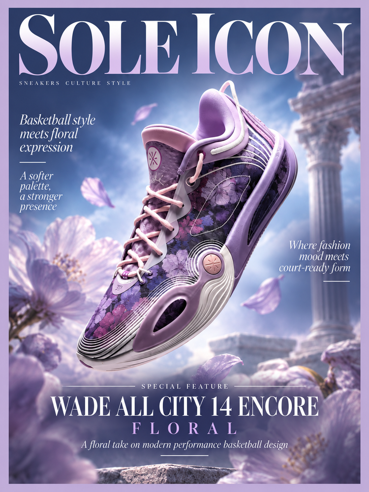 Li-Ning Wade All City 14 ENCORE “Floral” Basketball Shoes: Inside the Layered Performance Structure