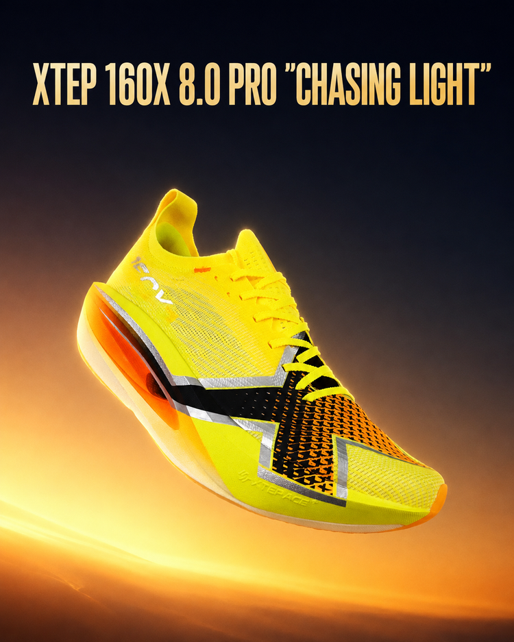 Xtep 160X 8.0 Pro “Chasing Light” Running Shoes: Structure and Key Design Features