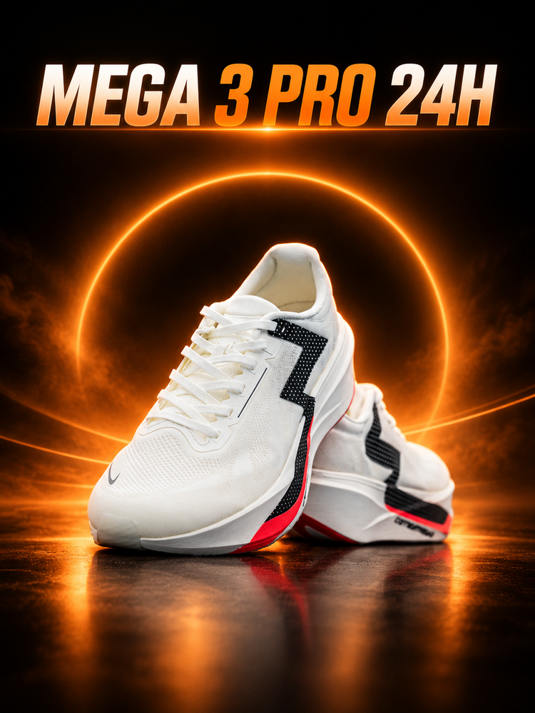 361° MEGA 3 PRO “24H” Running Shoes: Structure and Key Design Features