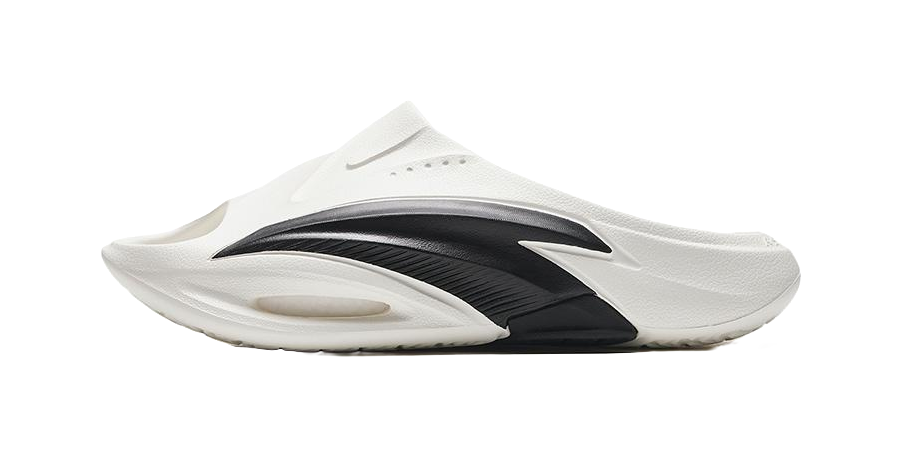 Anta Slippers Nitrogen Bubble "Beige" 112521801F-3 - Recovery Slippers Unisex White Black