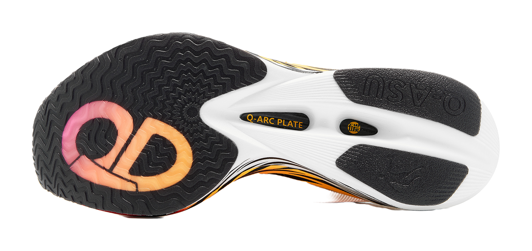 QIAODAN Flying Shadow PB4.0 Running Shoes Men's Low top Jordan White Neon Pink 