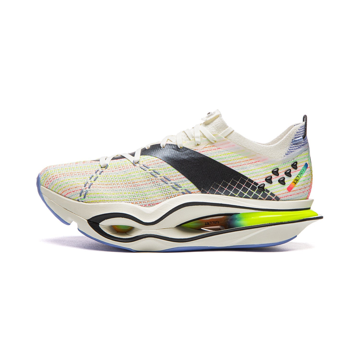 Li-Ning Feidian 6 ULTRA "Dazzlingly Brilliant" ARMW005-8 - Running Shoes Unisex Champagne White