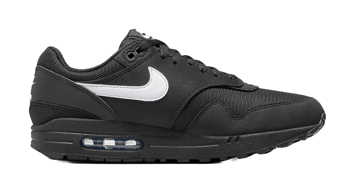 Nike Air Max 1 Black White Swoosh  vjsneaker.com