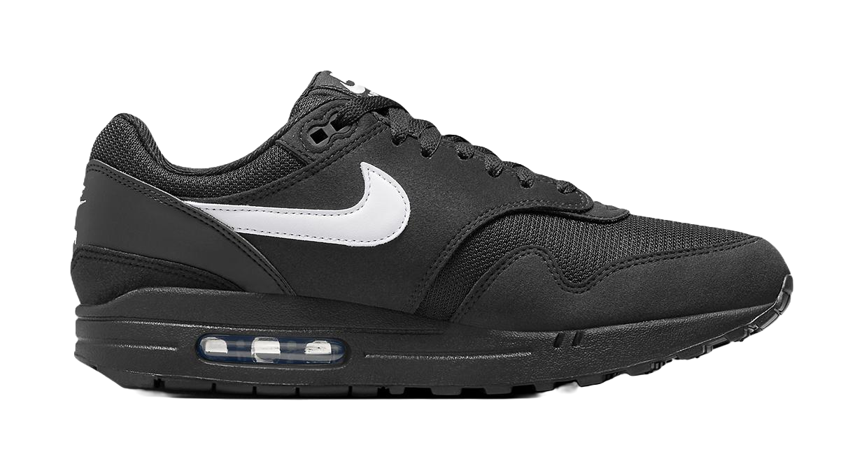Nike Air Max 1 Black White Swoosh  vjsneaker.com