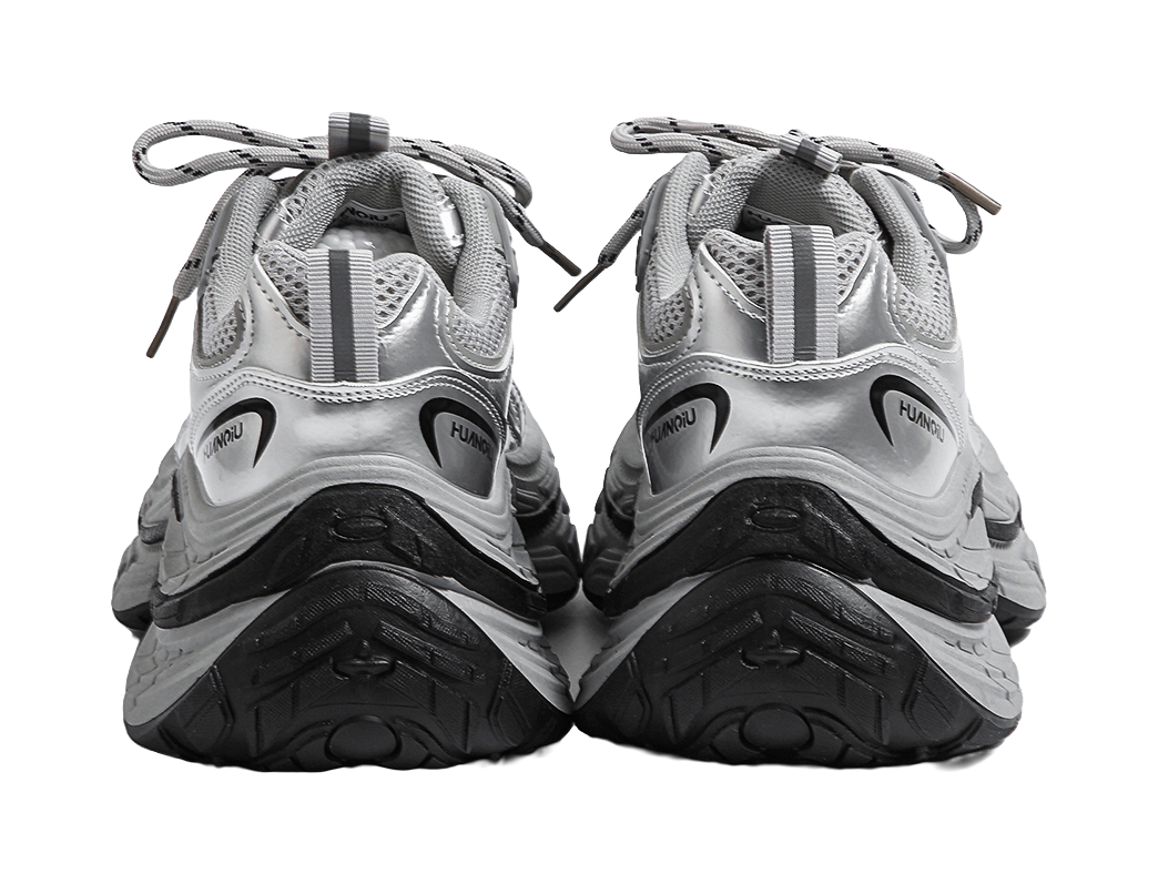 HUANQIU Slip Resistant, Abrasion Resistant, Breathable, Lightweight Low top Chunky Sneakers Women's 