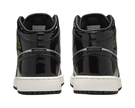 Jordan Air Jordan 1 Abrasion Resistant Mid Top Childrens Basketball Shoes Black  VJSNEAKER