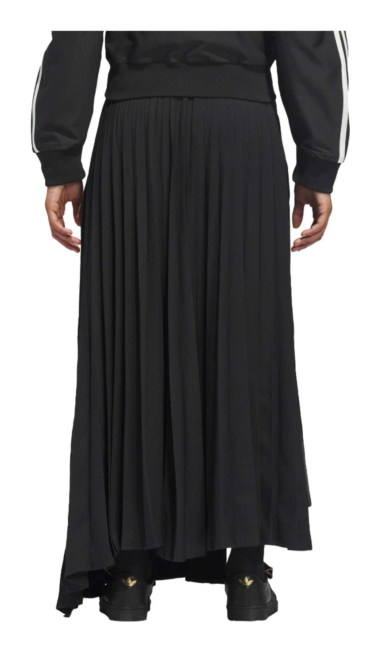 Adidas Originals pleated asymmetric skirt  vjsneaker.com