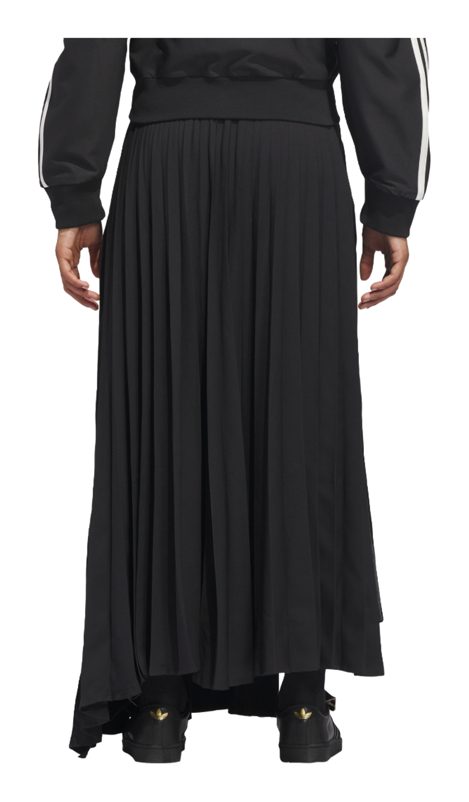 Adidas Originals pleated asymmetric skirt  vjsneaker.com