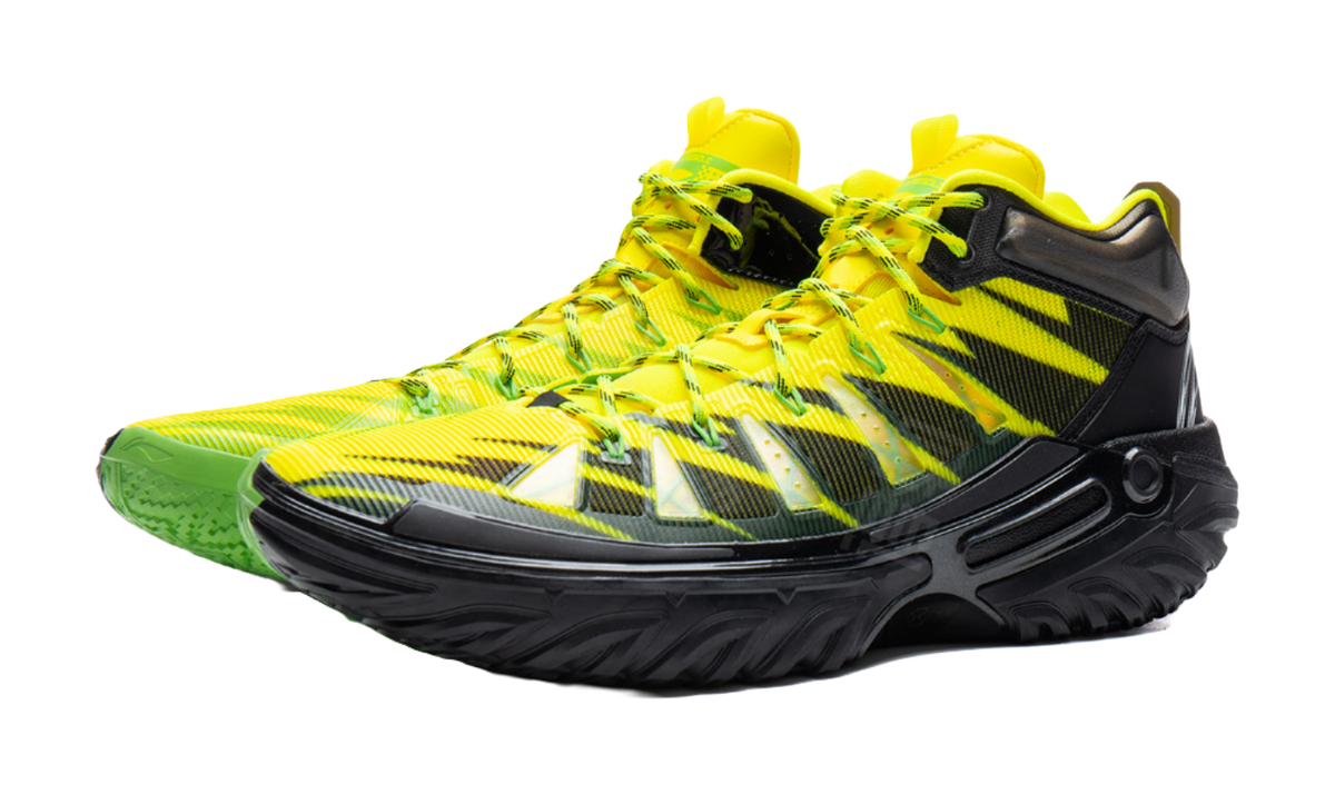 Li Ning Jie Ao 2High Basketball Shoes Mens High top Yellow Black  VJSNEAKER