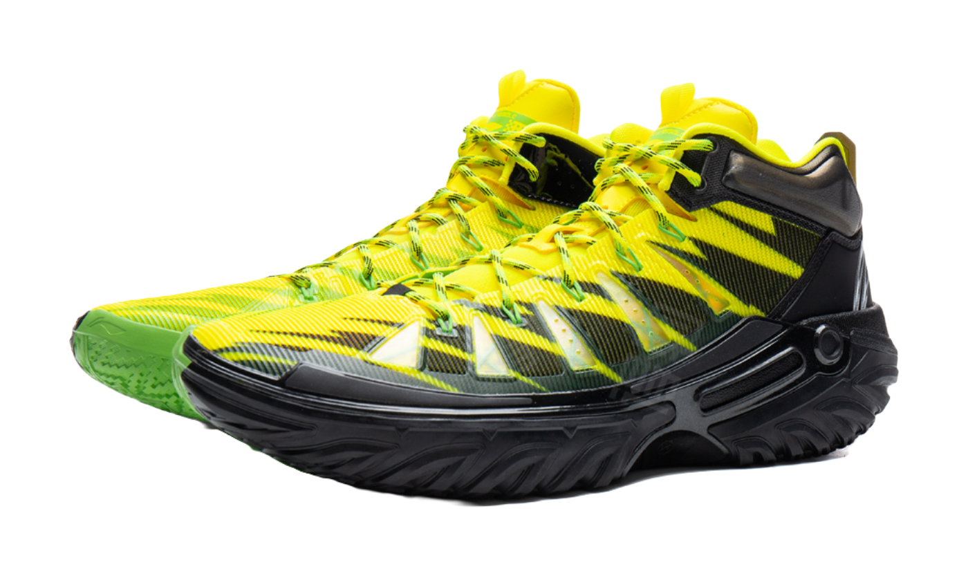 Li Ning Jie Ao 2High Basketball Shoes Mens High top Yellow Black  VJSNEAKER