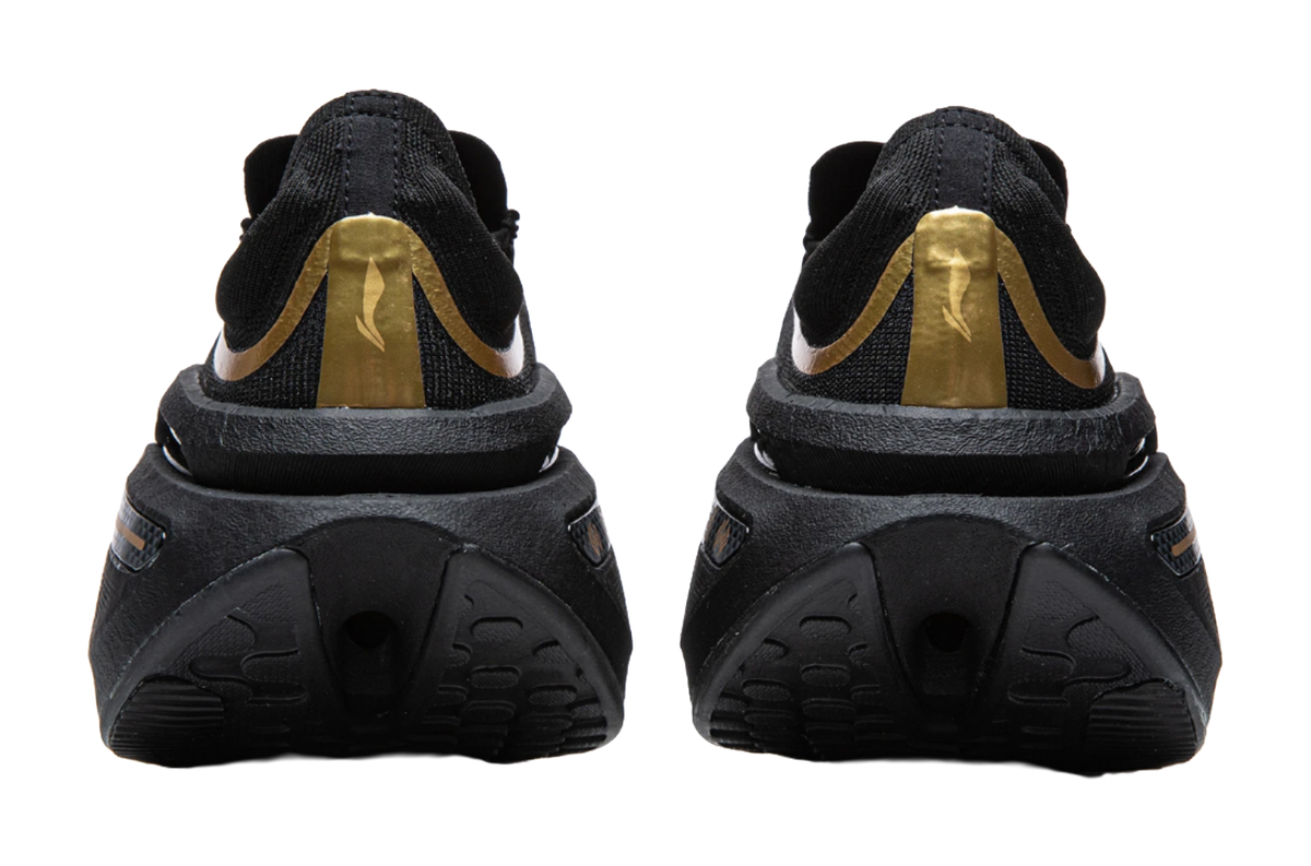 Li Ning Shadow 3.0 Cushioning Rebound Low top Running Shoes Unisex Black Gold  VJsneaker