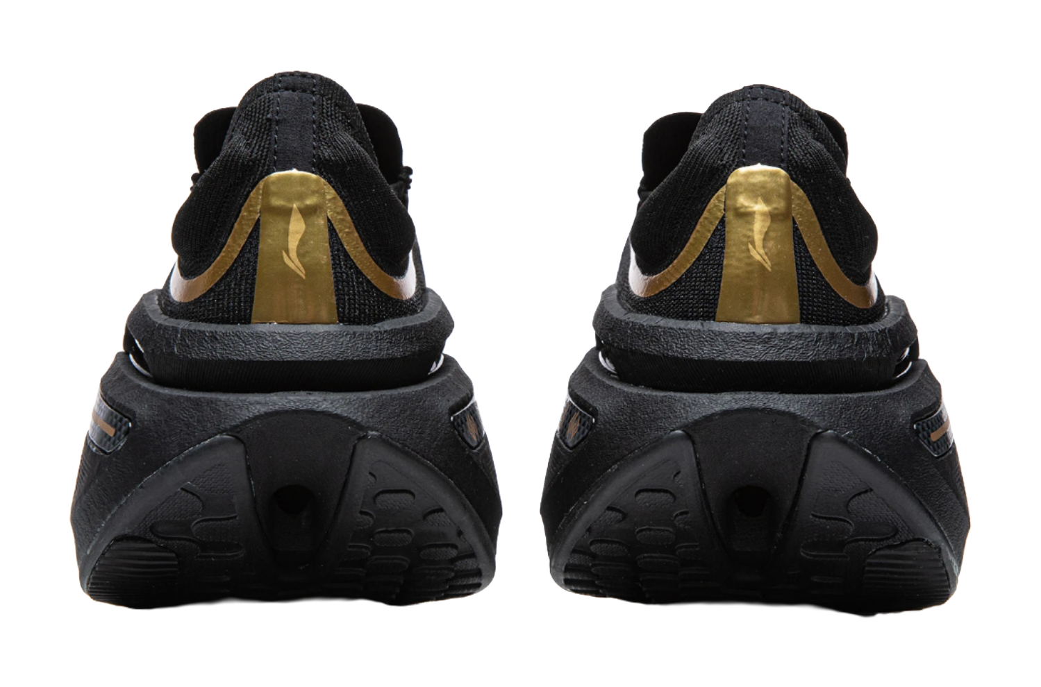 Li Ning Shadow 3.0 Cushioning Rebound Low top Running Shoes Unisex Black Gold  VJsneaker