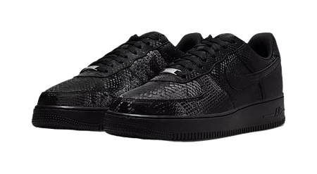Nike Air Force 1 Breathable Low top Skateboard Shoes Mens Black  vjsneaker.com