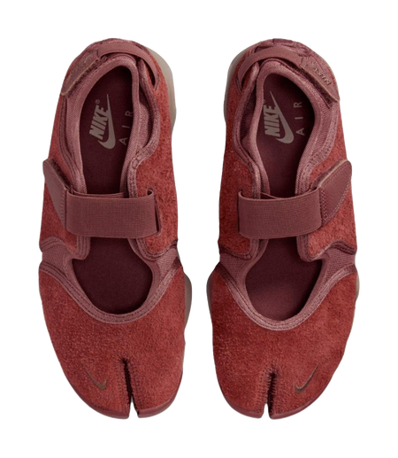 Nike Air Rift Anti Slip Wear Resistant Low Top Casual Shoes Womens Red Brown  vjsneaker.com