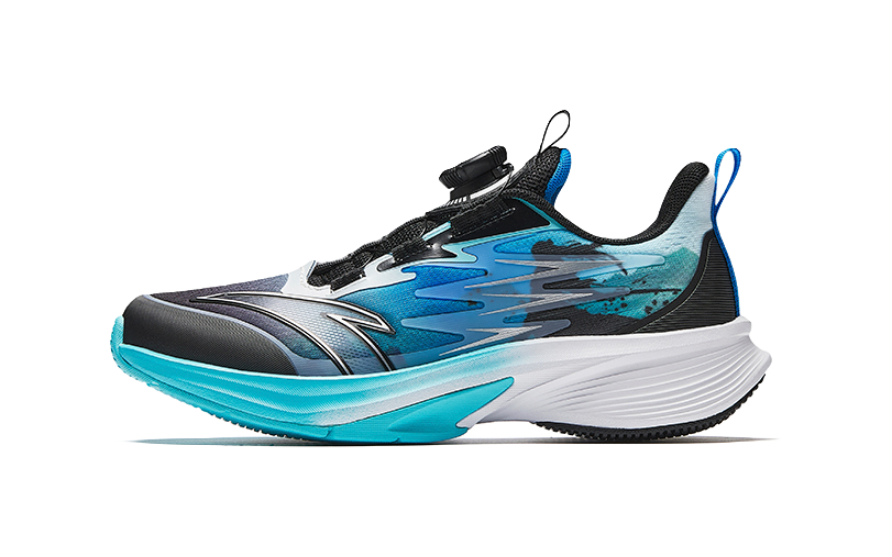 Antakids Lurid Wave Abrasion Resistant Rebound Breathable Lightweight Cushioning Low top Kids' Running Shoes Teenagers 