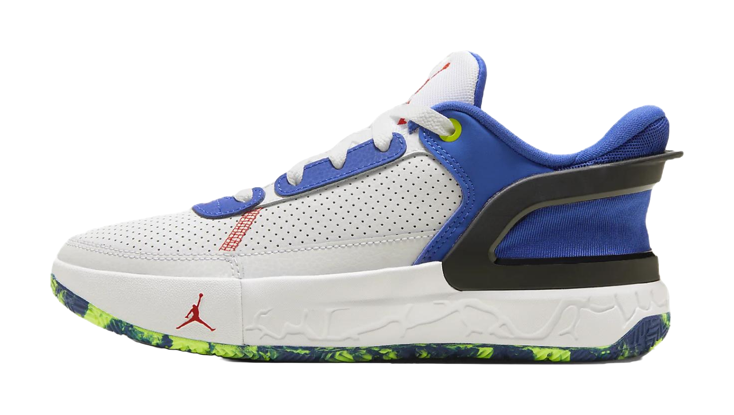 Jordan DAY1 Slip Resistant Abrasion Resistant Low top Kids Running Shoes Blue White Unisex  vjsneaker.com