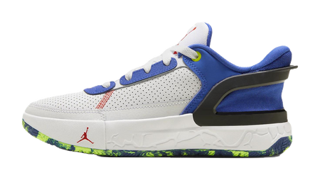 Jordan DAY1 Slip Resistant Abrasion Resistant Low top Kids Running Shoes Blue White Unisex  vjsneaker.com