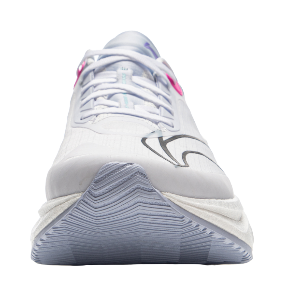 Li Ning Shadow 3 Essential Low top Racing Running Shoes Mens White Purple  VJsneaker
