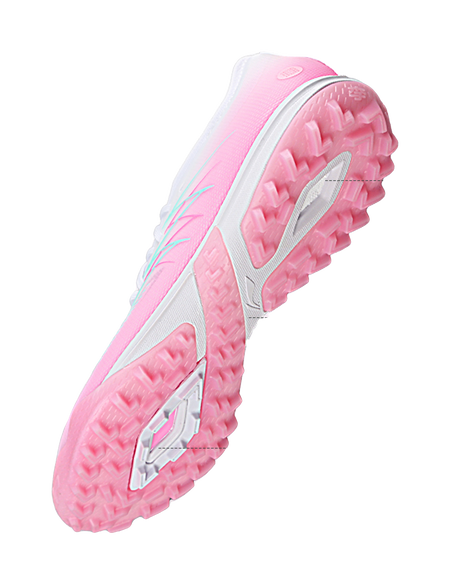 Li-Ning Jiying "Shadow" YSTW009-4 - TF Turf Soccer Shoe Unisex White Pink Blue