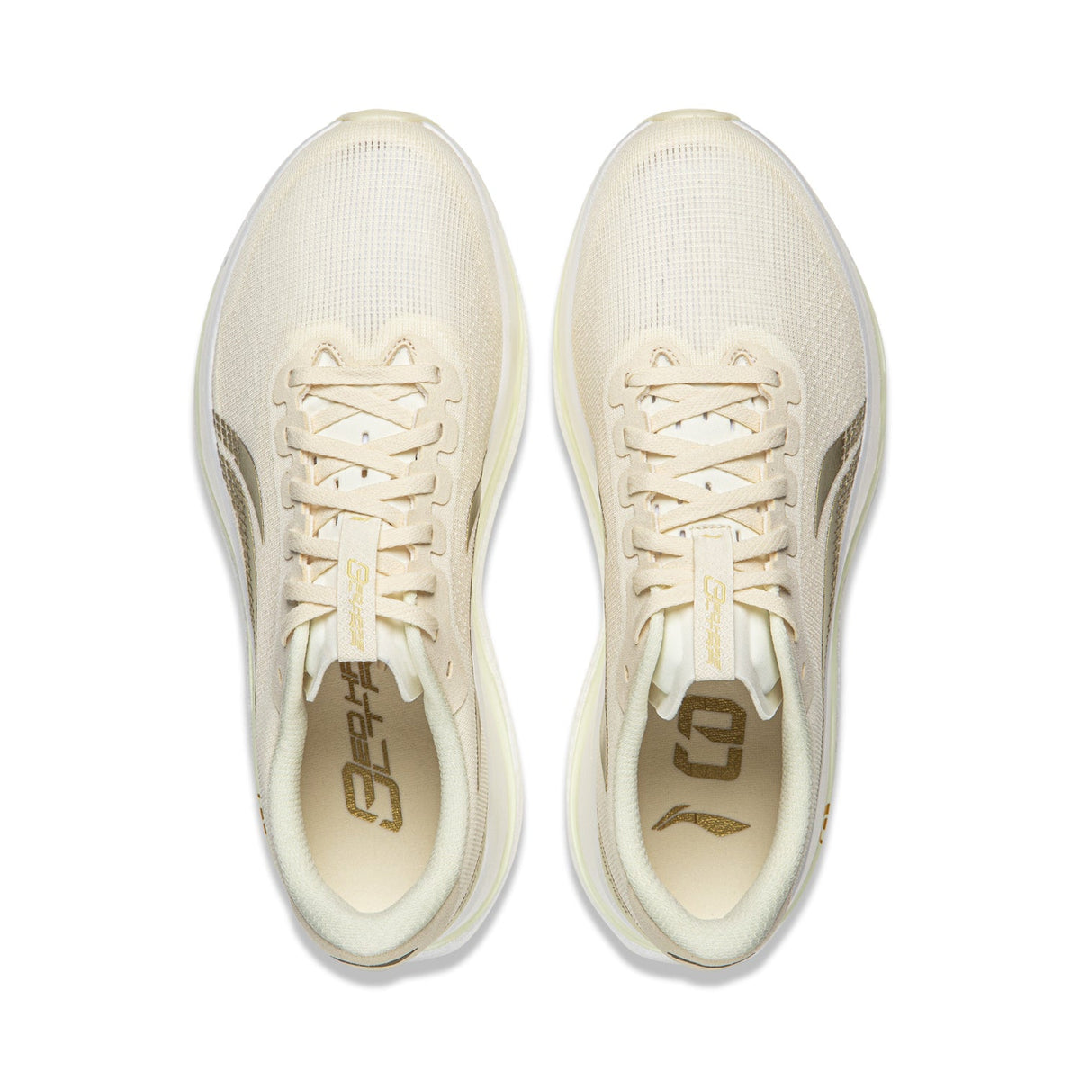 Li-Ning Red Hare 9 ULTRA Gold Lable "White Gold" ARPW007-31 - Running Shoes for Men Rice White