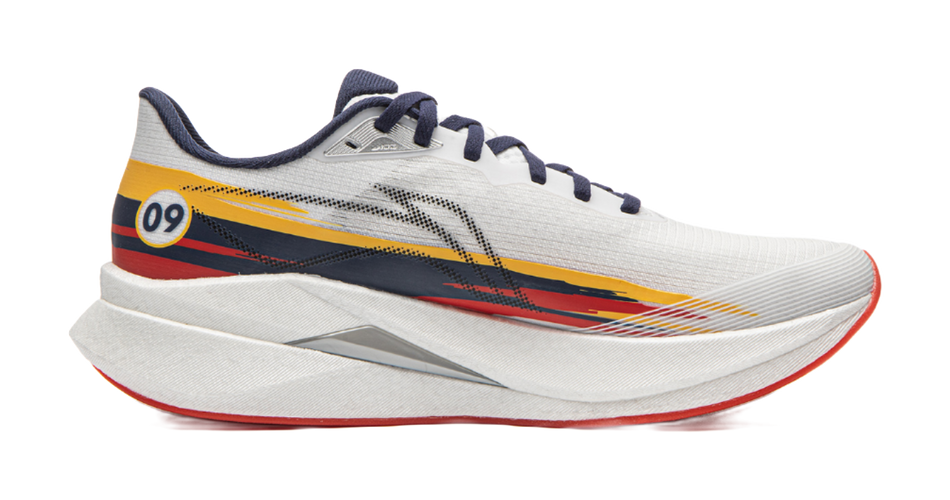 Li-Ning Red Hare 9 PRO "Standard White" ARPW001-34 - Daily Running Shoe Unisex White Yellow Red