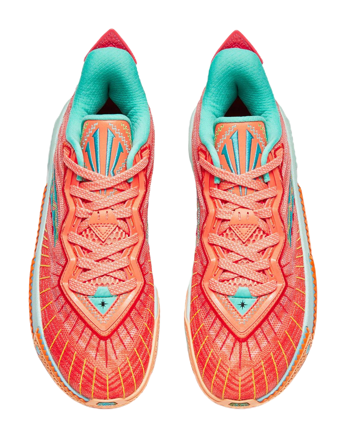 Anta KAI 2 "Sun" 112531111S-6 - Kyrie Irving Basketball Shoe Unisex Orange Blue