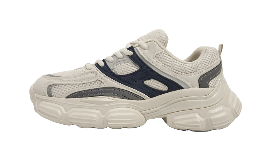 HUANQIU Cushioning, Slip Resistant, Abrasion Resistant, Breathable, Balance Low top Chunky Sneakers Women's 