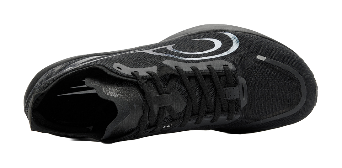 QIAODAN Feiying PB3 Enhanced Edition Running Shoes Men's Low top Black Iron Gray 