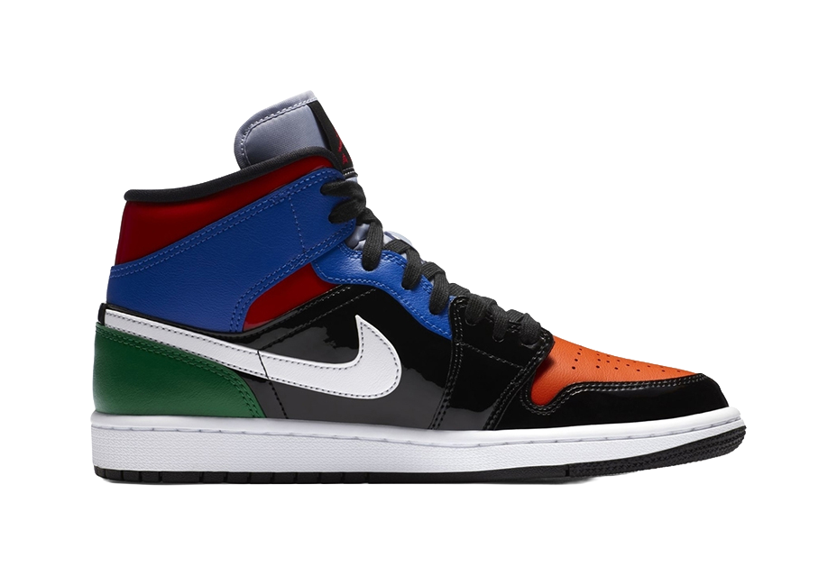 Air Jordan 1 Mid Se Multi Patent Womens  vjsneaker.com