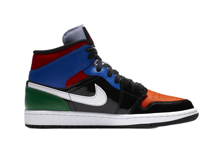 Air Jordan 1 Mid Se Multi Patent Womens  vjsneaker.com