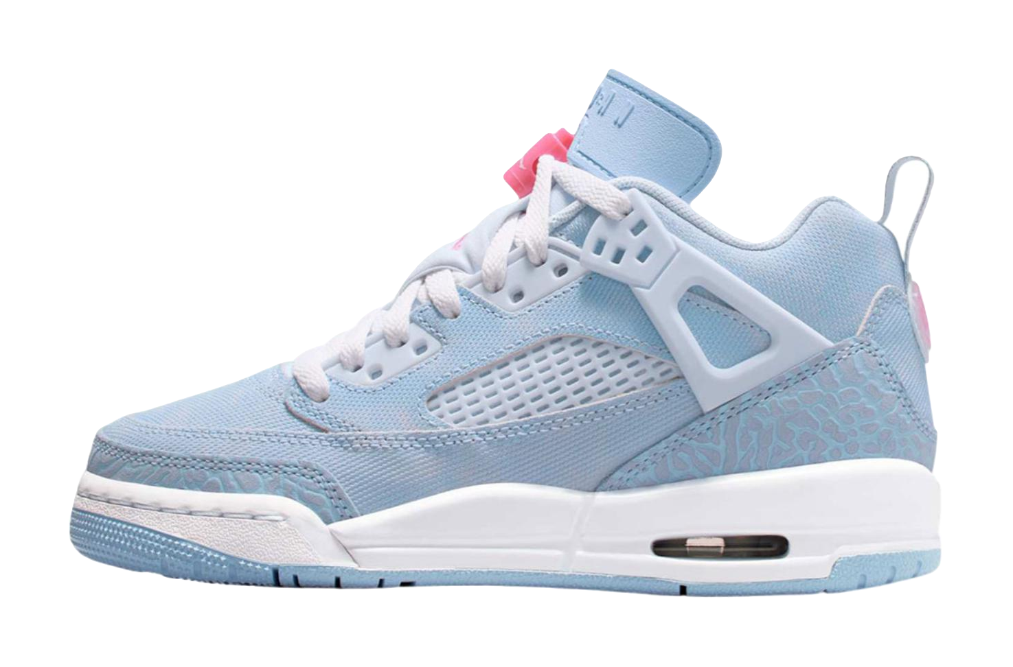 Jordan Spizike Slip Resistant Abrasion Resistant Low top Childrens Basketball Shoes Cobalt Blue Unisex  VJSNEAKER