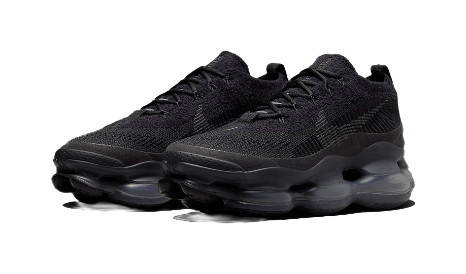 Nike Air Max Scorpion Flyknit Triple Black Womens  vjsneaker.com