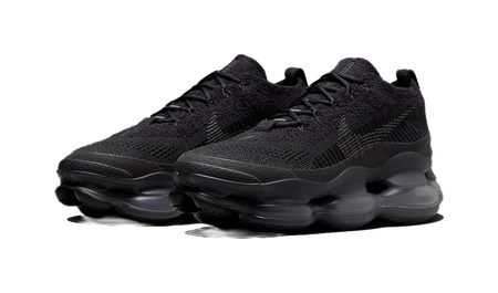 Nike Air Max Scorpion Flyknit Triple Black Womens  vjsneaker.com