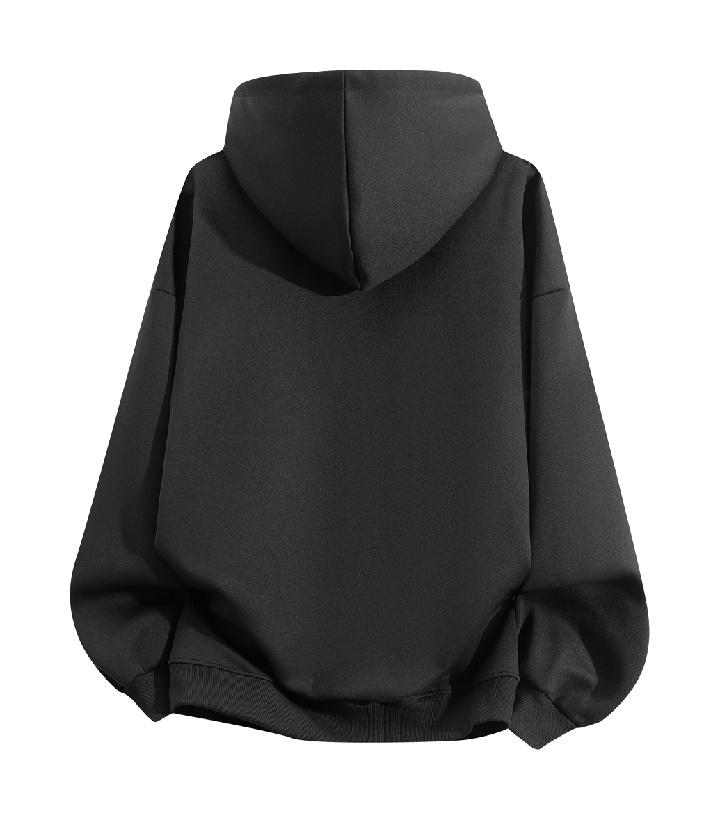 Robin Hood American Hoodie with Velvet Thick Letter Signature Personalized Style Design Feel Loose and Casual Versatile Student Party Lazy Style Hoodie for Women  vjsneaker.com