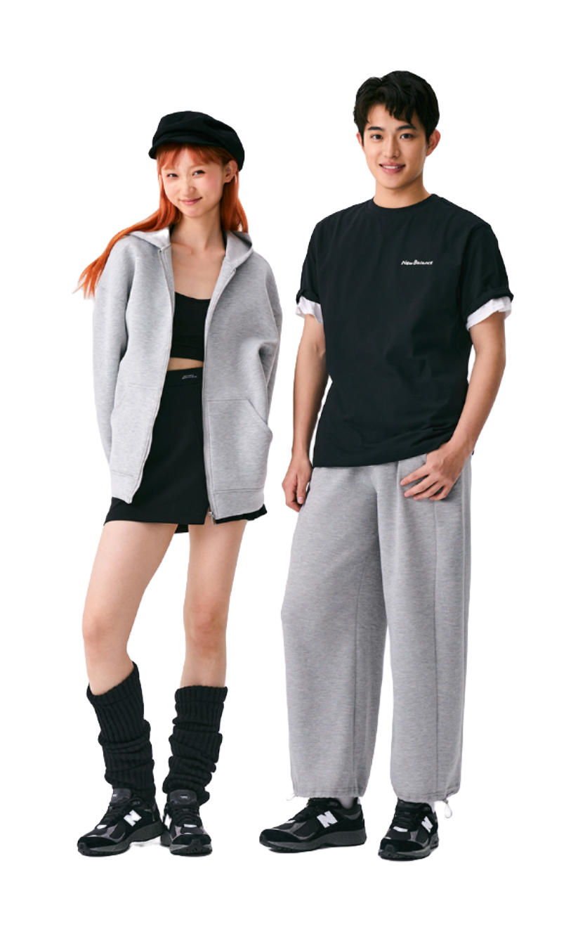 New Balance 2002R Black Dark Grey White  vjsneaker.com