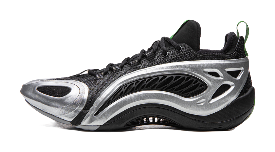 Li Ning BadFive Air 1 Super Coverage Support Anti Twist Low top Basketball Shoes Mens Black
