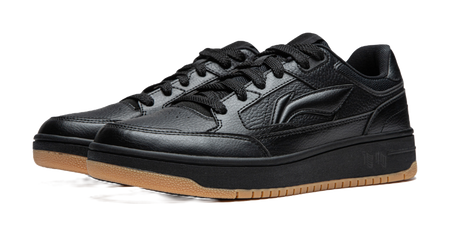 Li Ning Tianji Slip Resistant Abrasion Resistant Skateboard Shoes Mens Black  VJSNEAKER