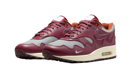 Nike Air Max 1 Patta Waves Rush Maroon Without Bracelet  vjsneaker.com