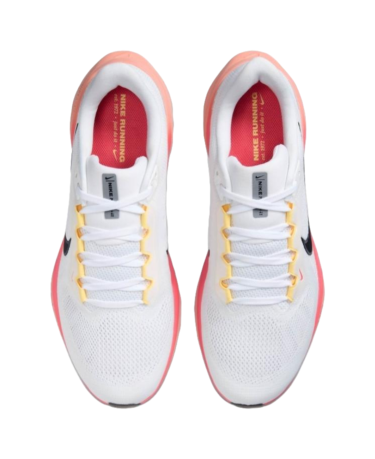 Nike Pegasus 41 Slip Resistant Abrasion Resistant Low top Casual Running Shoes Mens White Orange  vjsneaker.com