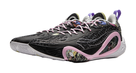 LiNing DLO1 Cushioning Slip Resistant Abrasion Resistant Lightweight Rebound Grip Low top Basketball Shoes Mens Black  VJSNEAKER