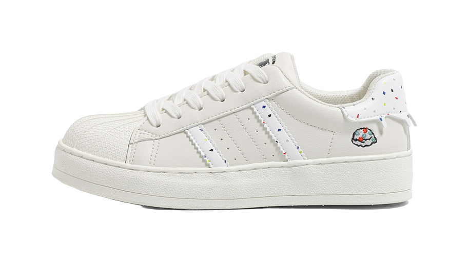 HUANQIU Abrasion Resistant Lightweight Slip Resistant Low top Skateboard Shoes Women's 